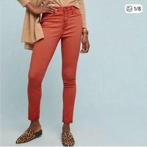 Anthropologie AG High Rise Super Skinny Abbey Ankle jeans